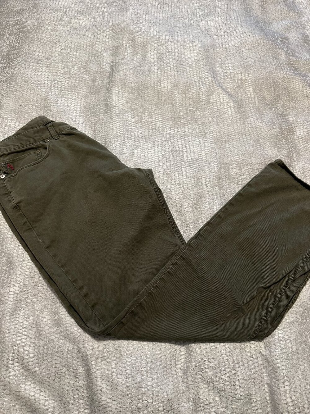 Polo Ralph Lauren Men's Five-Pocket Twill Pants - Olive Green